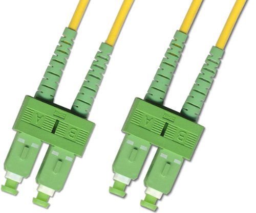 3M Singlemode Duplex Fiber Optic Cable (9/125) - SC/APC to SC/APC