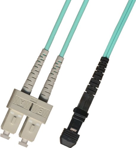 2M - 10 Gigabit (10Gb) OM3 Duplex Fiber Optic Cable (50/125) - SC to MTRJ