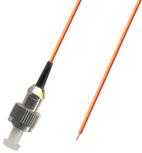 Ultra Spec Cables FC Multimode 62.5/125 Simplex Pigtail Fiber Optic 1M - 0.9 mil for Splice