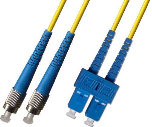 200M Singlemode Duplex Fiber Optic Cable (9/125) - FC to SC