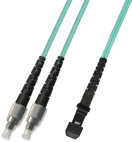 15M - 10 Gigabit (10Gb) OM3 Duplex Fiber Optic Cable (50/125) - FC to MTRJ