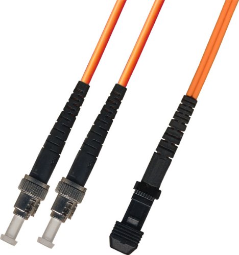 100M Multimode Duplex Fiber Optic Cable (62.5/125) - ST to MTRJ