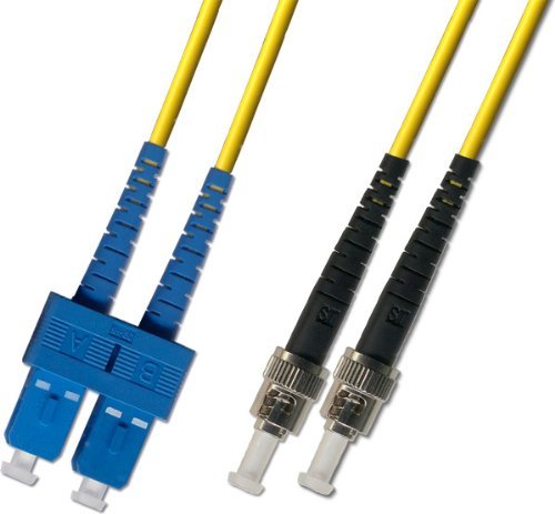 2M - Singlemode Duplex Fiber Optic Cable (9/125) - SC to ST