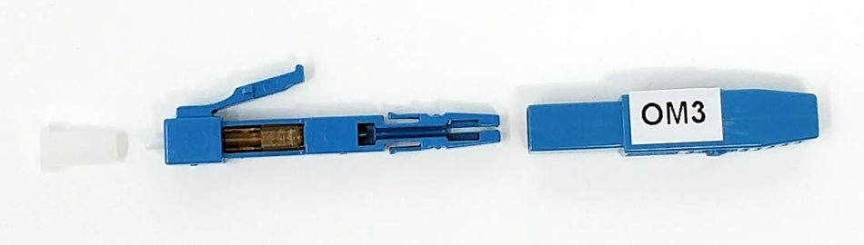 Ultra Spec Cables Field Installable LC-UPC Multimode OM3 50/125 Connector for 0.9mm Cable (10 Pack)