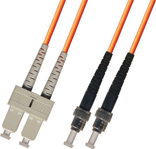 3M Multimode Duplex Fiber Optic Cable (50/125) - SC to ST