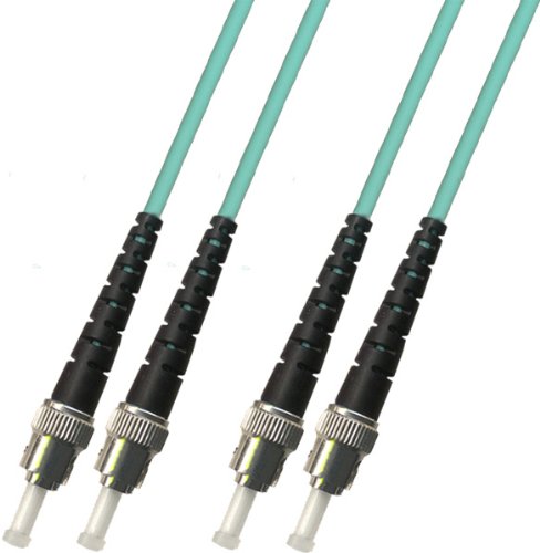 200M - Multimode Duplex 10 Gigabit (10Gb) OM3 Fiber Optic Cable (50/125) - Long Length - ST to ST