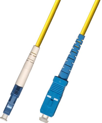 2FT (0.6M) - Singlemode Simplex Fiber Optic Cable (9/125) - LC to SC