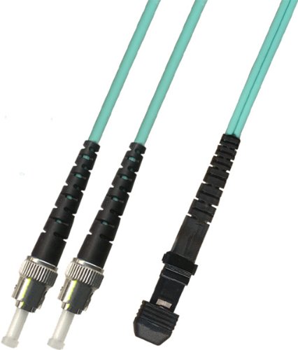 5M - 10 Gigabit (10Gb) OM3 Duplex Fiber Optic Cable (50/125) - ST to MTRJ