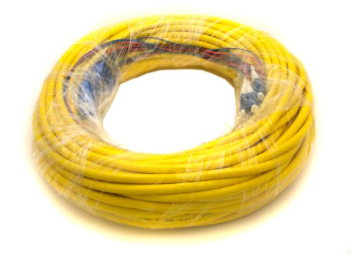 SC-LC 4-Strand 75FT Singlemode 9/125 Fiber Optic Cable Bunch 0.9mm Connectors