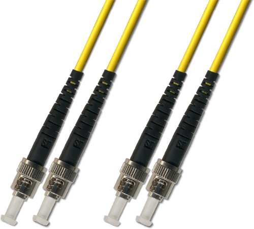 25M Singlemode Duplex Fiber Optic Cable (9/125) - ST to ST