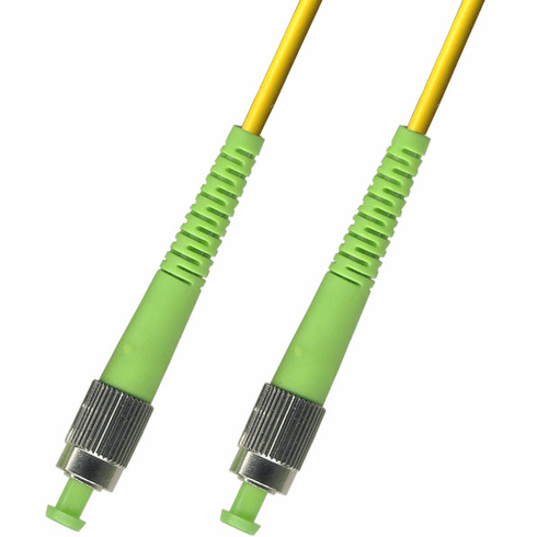 50M FC APC to FC APC Simplex Singlemode Fiber Optic Cable 9/125