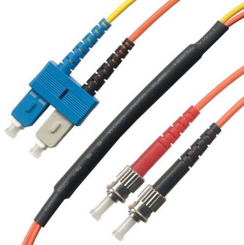 2M ST/ST Mode Conditioning Fiber Optic Cable (9/125-62.5/125) 6FT ...
