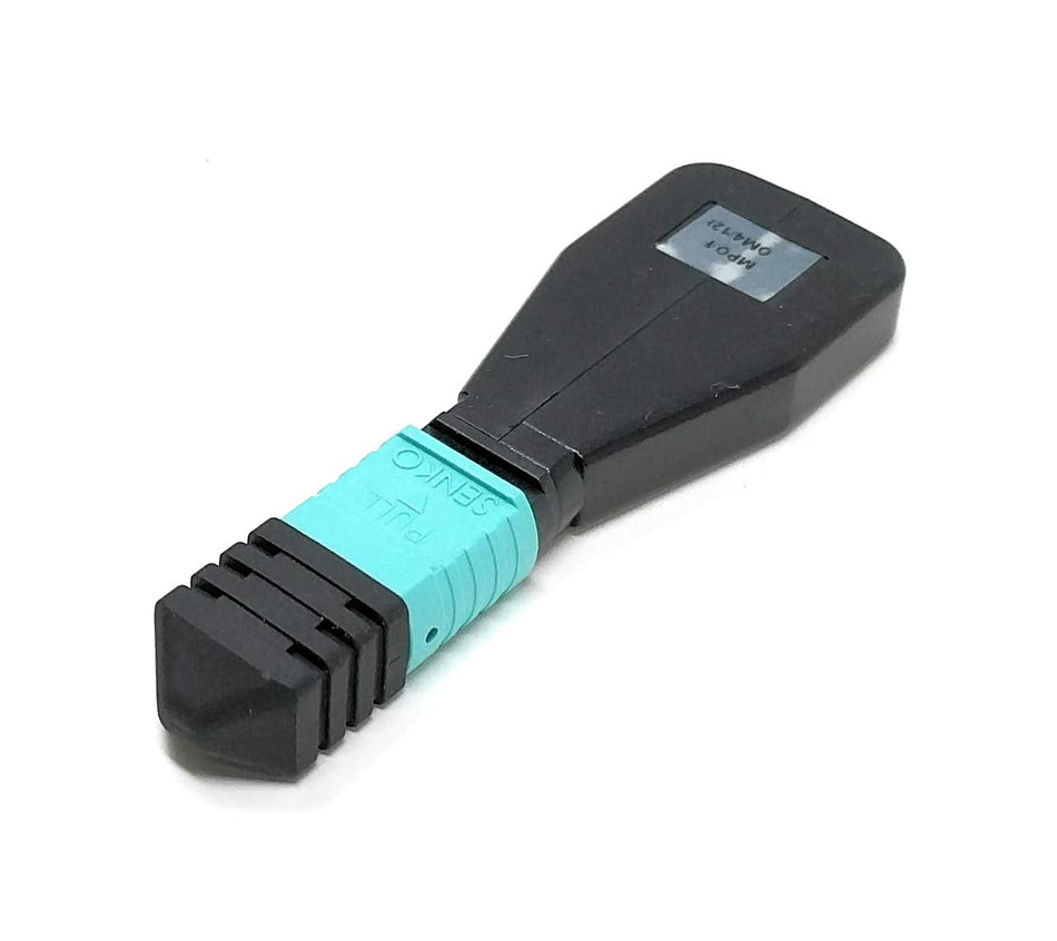 RiteAV - MPO/MTP Loopback Adapter - Multimode OM4 50/125 12 Fiber MPO Female