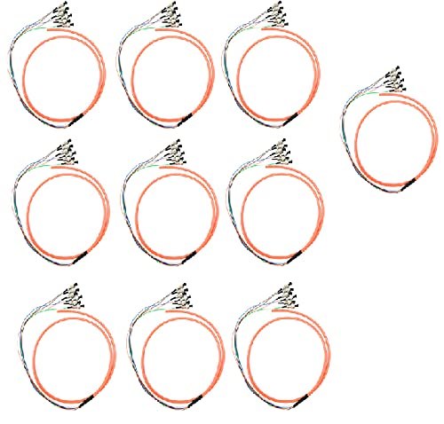 Ultra Spec Cables 6 Strand Multimode OM1 62.5/125 FC-UPC Fiber Pigtail, 1 Meter