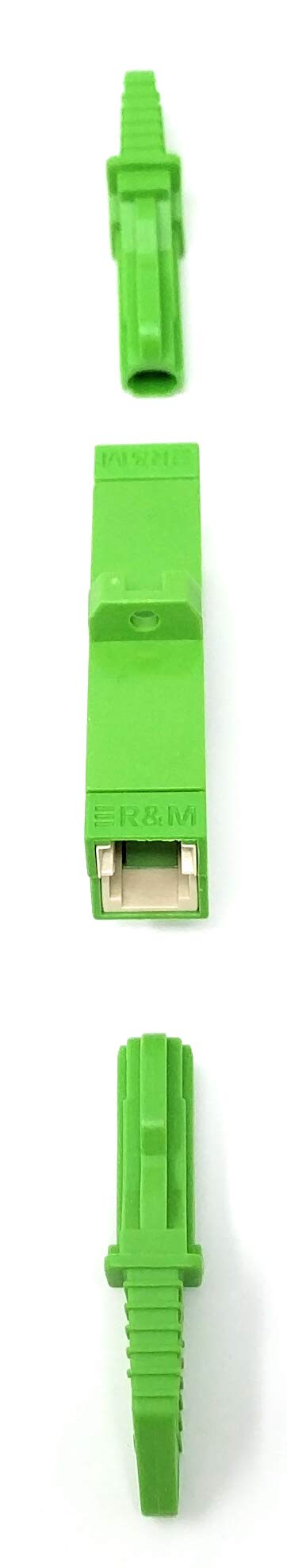 Ultra Spec Fiber Optic Cable Adapter Coupler E2000-APC to E2000-APC Simplex Singlemode 5 Pack