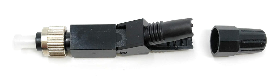 Ultra Spec Cables Field Installable FC-UPC Singlemode 9/125 Connector for 0.9mm, 2.0mm, 3.0mm Cable (10 Pack)
