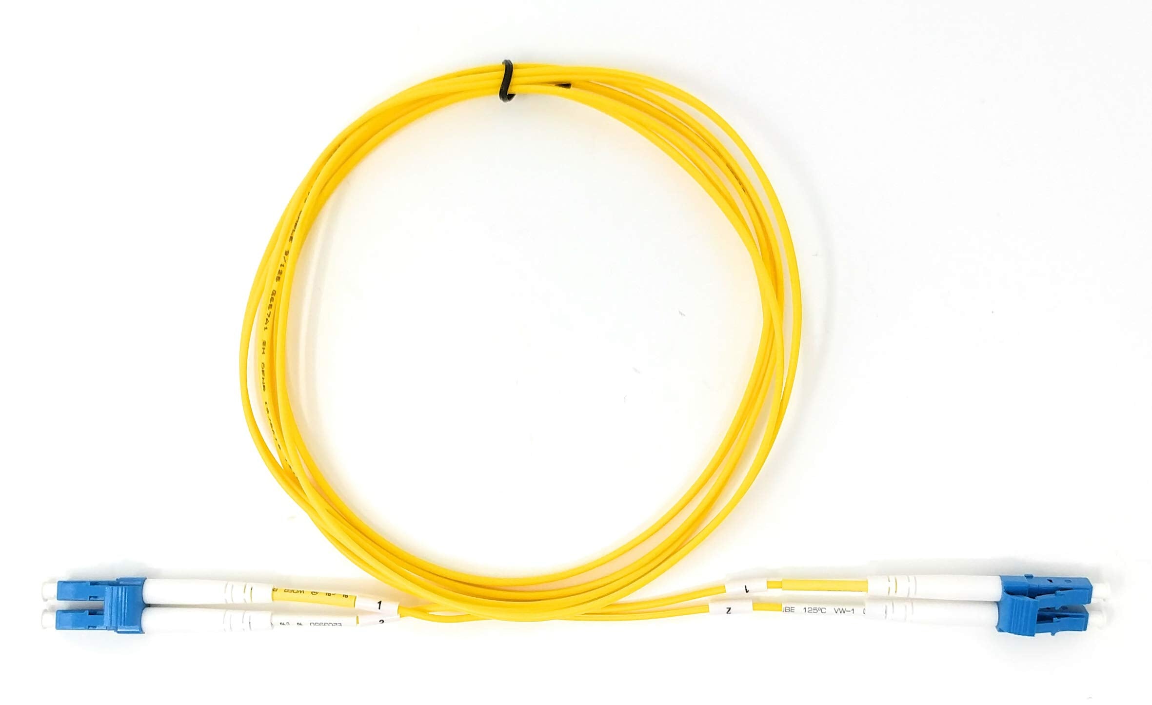 Ultra Spec 6 Meter Singlemode Duplex 1.6mm High Density Fiber Optic Ca ...