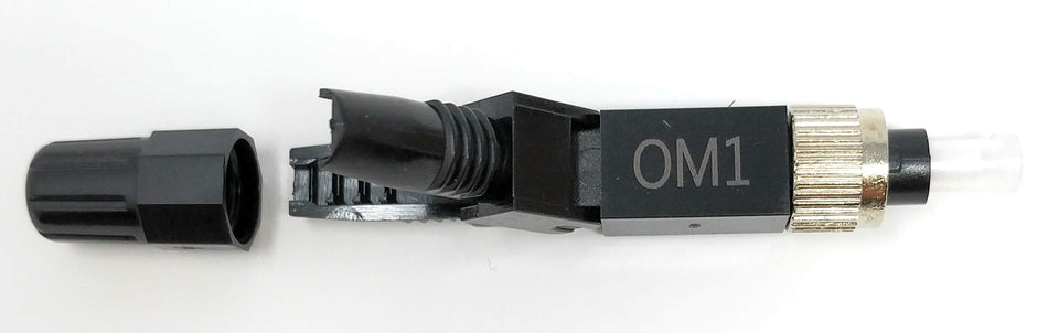 Ultra Spec Cables Field Installable FC-UPC Multimode OM1 62.5/125 Connector for 0.9mm, 2.0mm, 3.0mm Cable (10 Pack)