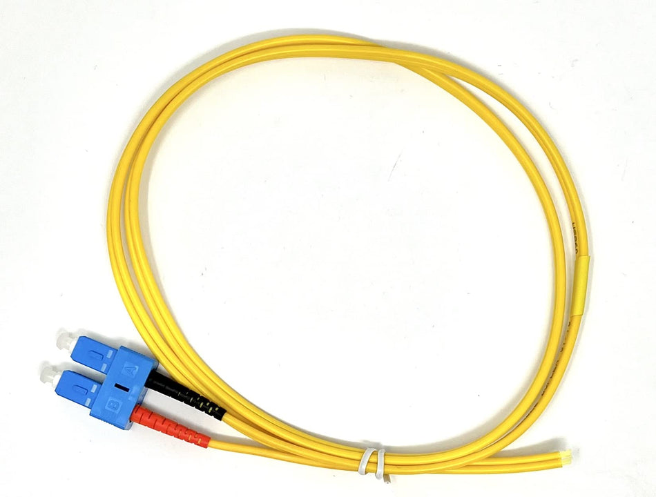 Ultra Spec Cables Fiber Optic Pigtail SC Singlemode Duplex 1M (9/125) 3.0mm (1 Pack) for Splice
