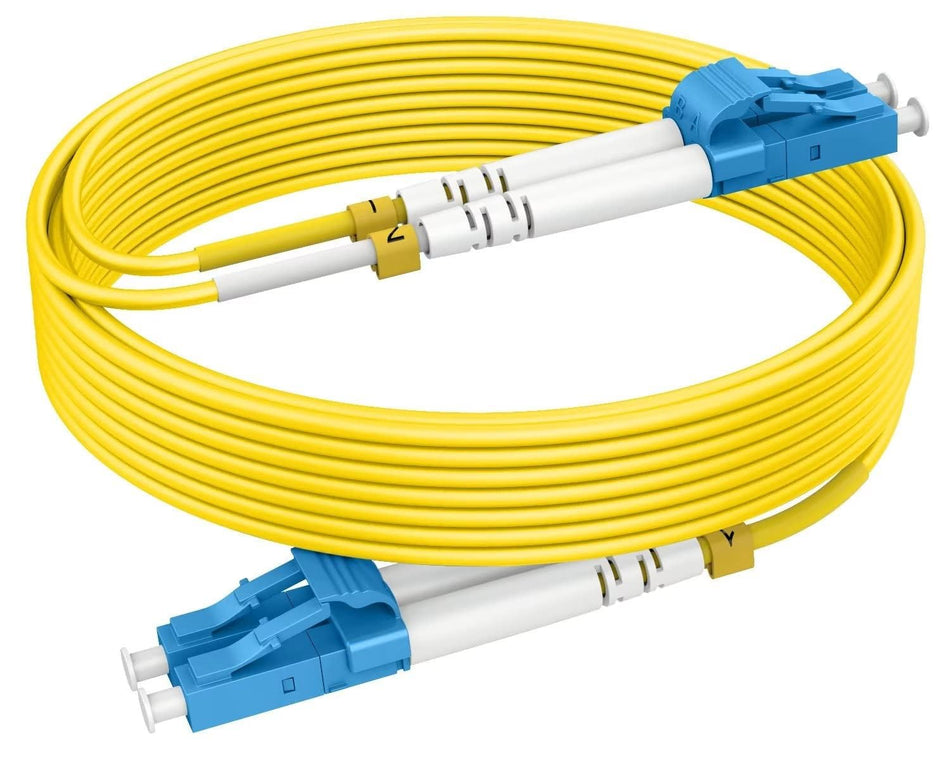 RiteAV - Singlemode Duplex Fiber Optic Cable (9/125) - LC to LC (non standard lengths) (1.5M (5 feet))