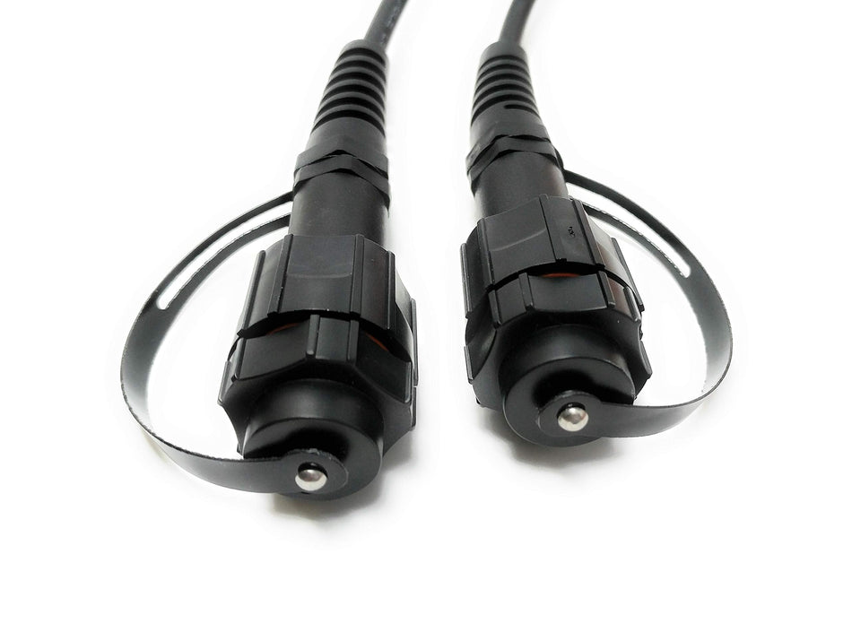 Ultra Spec Cables FTTA Circular Encapsulated 2 Core Singlemode TPU Outdoor Fiber Optic Cable - 10 Meter