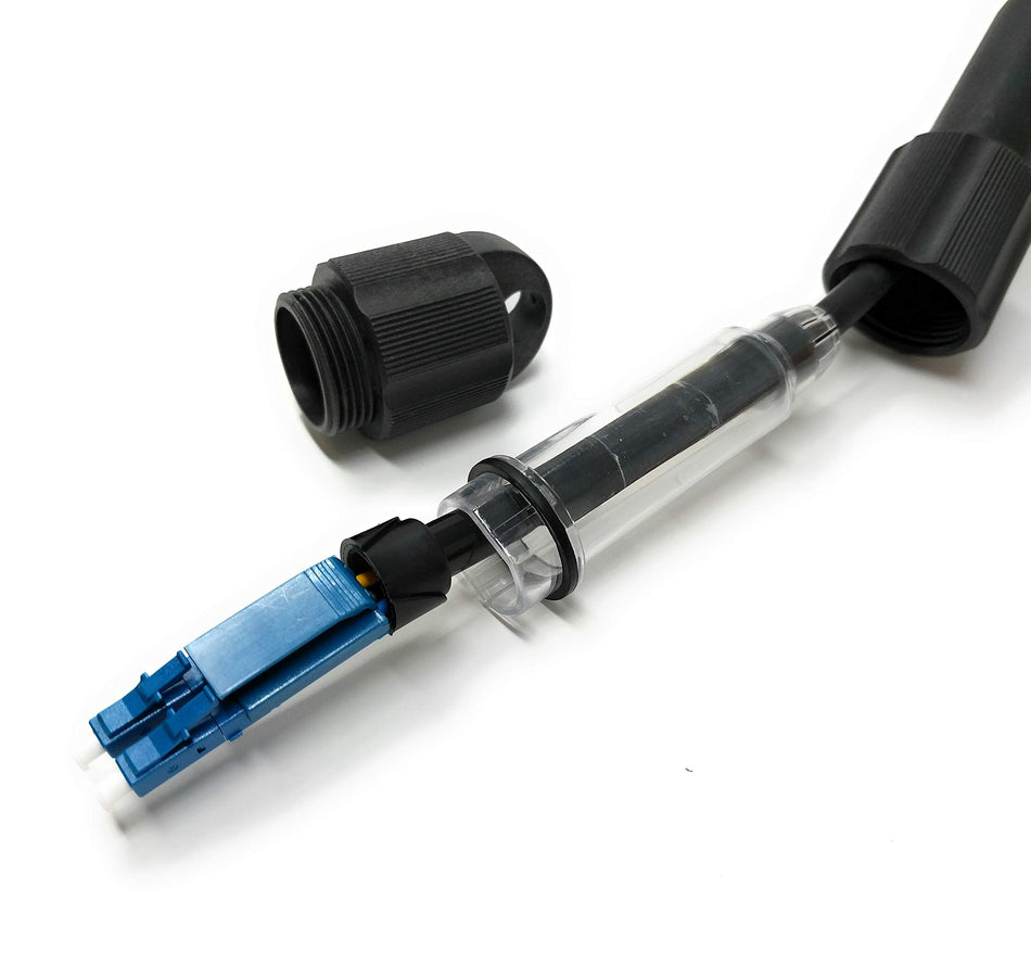 Ultra Spec Cables FTTA Circular Sealed CPRI 2 Core LC-UPC Singlemode Outdoor LSZH Fiber Optic Cable - 10 Meter