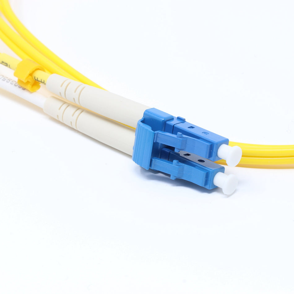 0.5 Meter (1.6FT) Singlemode Duplex Fiber Optic Cable (9/125) - LC to LC - Yellow