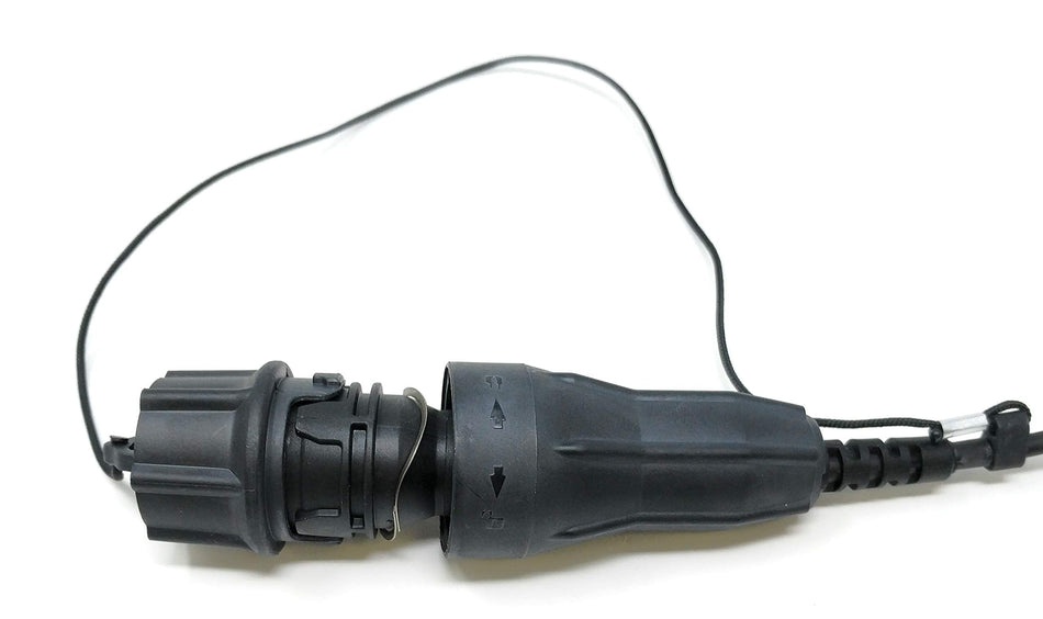 Ultra Spec Cables FTTA Waterproof Encapsulated 2 Core to LC-UPC Singlemode Duplex TPU Outdoor Fiber Optic Cable - 3 Meter