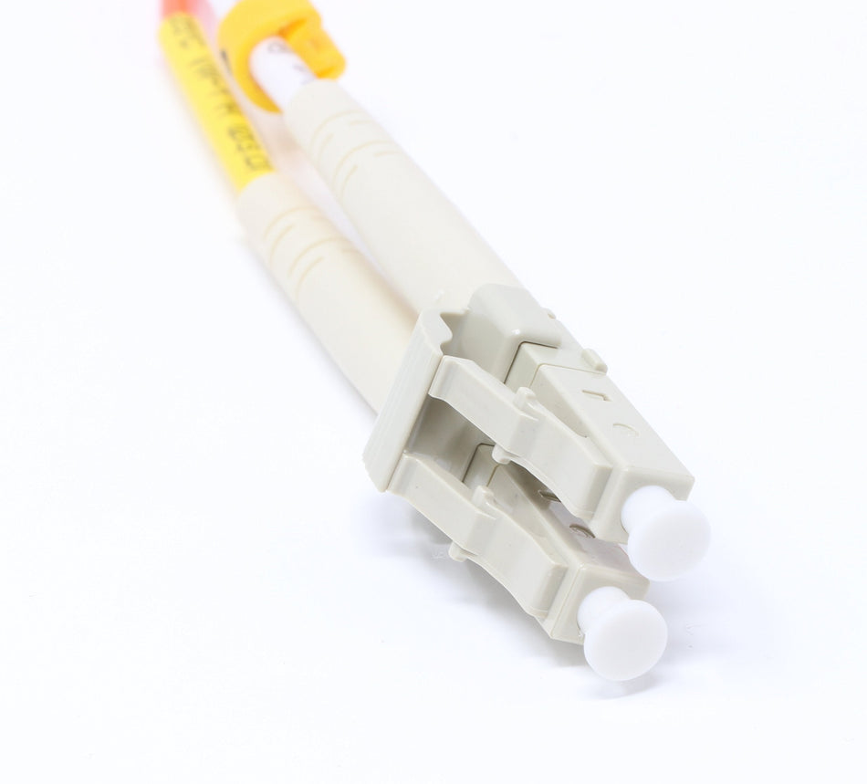 0.2 Meter (7IN) Multimode Duplex Fiber Optic Cable (62.5/125) - LC to LC - Orange