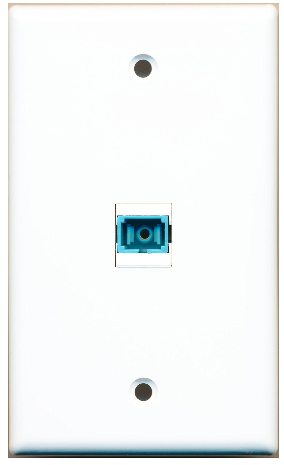 RiteAV - 1 Port SC Fiber 10GB Simplex Wall Plate - Bracket Included