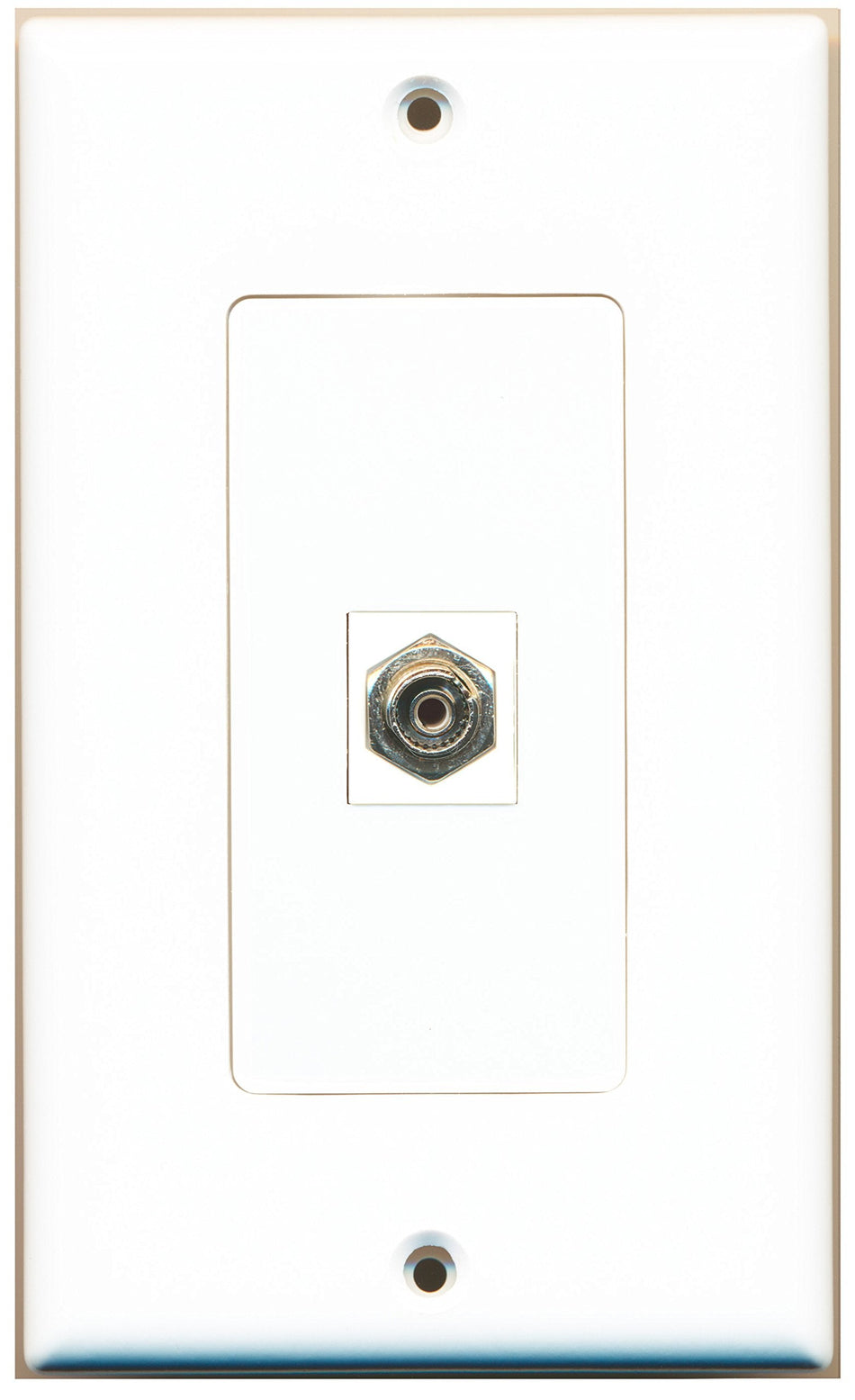 RiteAV 1 Port Fiber FC Simplex Wall Plate Oversized