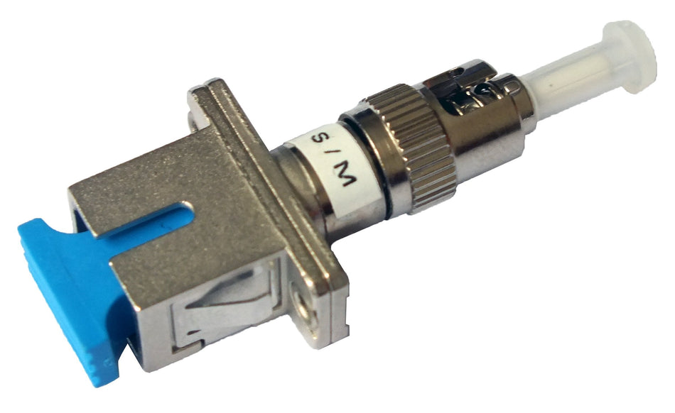 Ultra Spec - ST-Male to SC-Female Hybrid Fiber Adapter - Singlemode (9/125) - Simplex - Metal