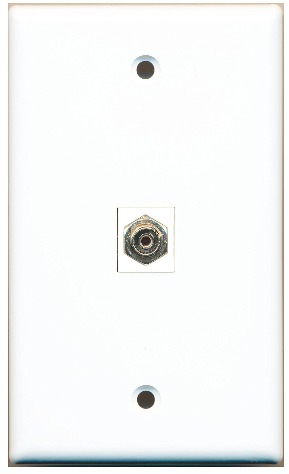 RiteAV - 1 Port Fiber FC Simplex Wall Plate - Bracket Included