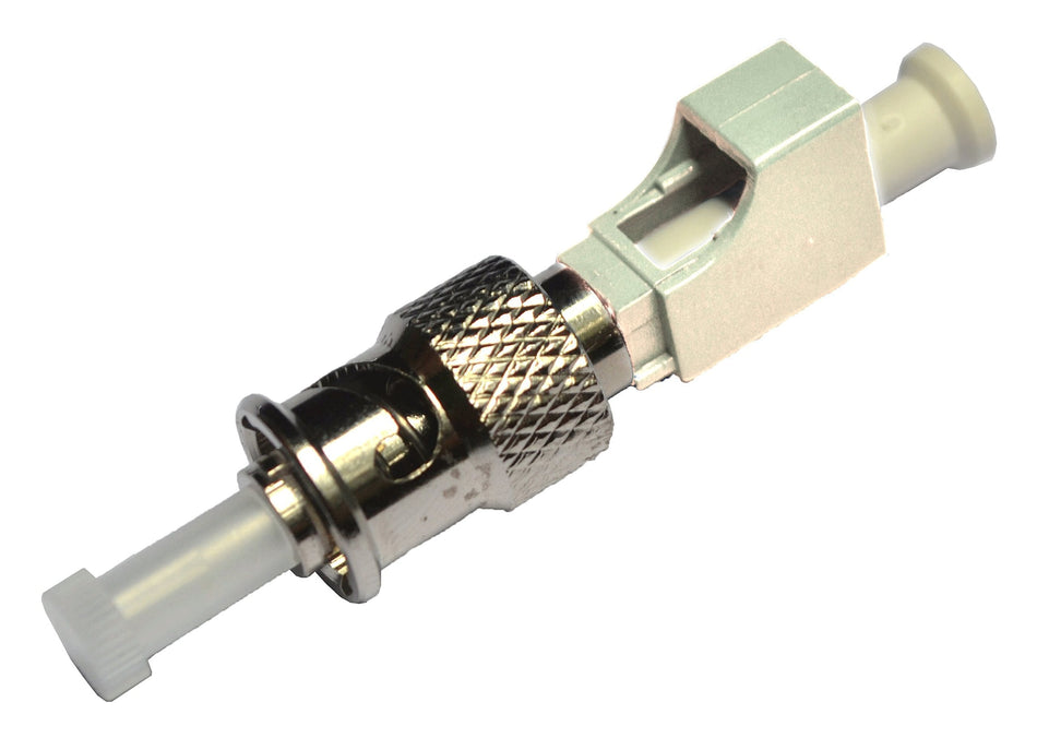 Ultra Spec - ST-Male to LC-Female Hybrid Fiber Adapter - Multimode (62.5/125) - Simplex - Metal