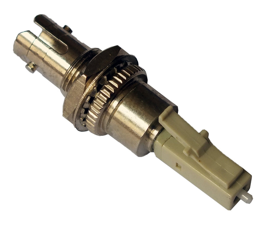 Ultra Spec - LC-Male to ST-Female Hybrid Fiber Adapter - Multimode (50/125) - Simplex - Metal