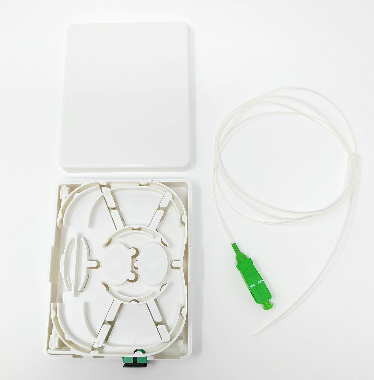 Ultra Spec Cables FTTH 1 Port SC-APC Fiber Termination Box Kit (Includ ...