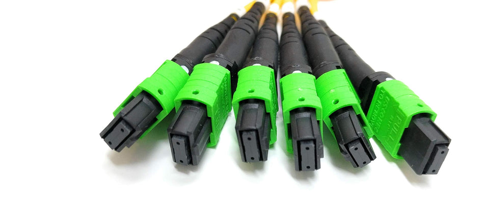 Ultra Spec Cables 72 Fiber Trunk Cable MTP Female x 6 to MTP Female x 6 Singlemode Straight Through OFNR - 2 Meter
