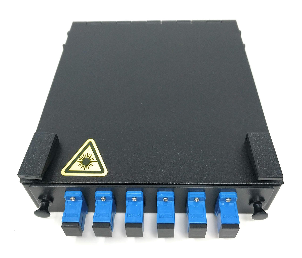 Ultra Spec Cables Wall Mount Fiber Enclosure with Spool and Loaded 6 P ...