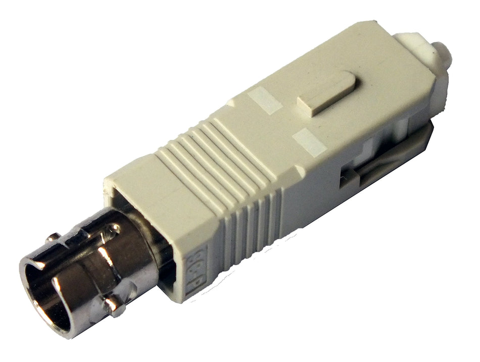 Ultra Spec - SC-Male to ST-Female Hybrid Fiber Adapter - Multimode (50/125) - Simplex - Metal