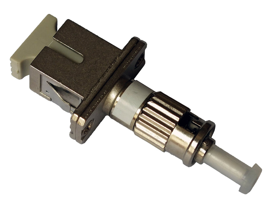 Ultra Spec - ST-Male to SC-Female Hybrid Fiber Adapter - Multimode (62.5/125) - Simplex - Metal
