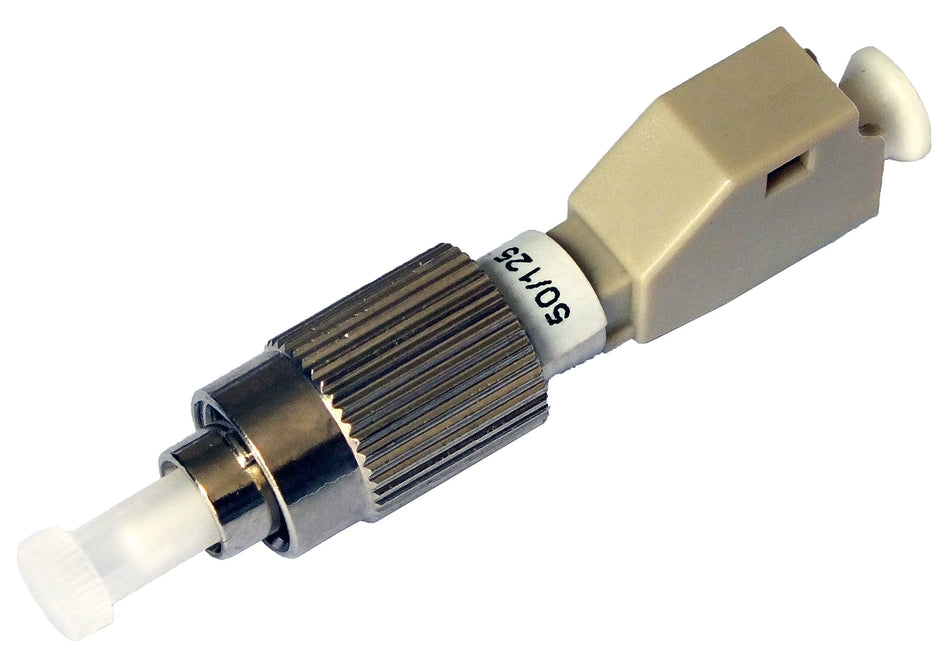 Ultra Spec - FC-Male to LC-Female Hybrid Fiber Adapter - Multimode (50/125) - Simplex - Metal