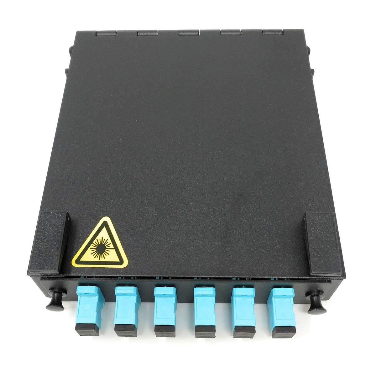 Ultra Spec Cables Wall Mount Fiber Enclosure with Spool and Loaded 6 P ...