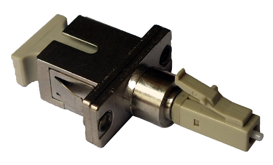 Ultra Spec - LC-Male to SC-Female Hybrid Fiber Adapter - Multimode (62.5/125) - Simplex - Metal