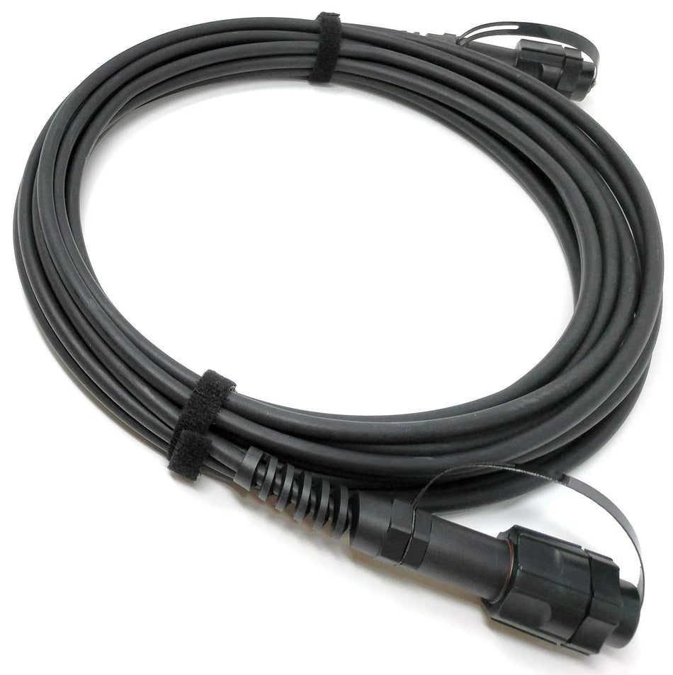 Ultra Spec Cables FTTA Circular Encapsulated 2 Core Singlemode TPU Outdoor Fiber Optic Cable - 1 Meter