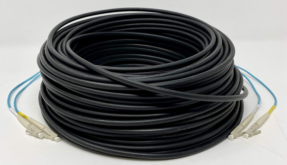 RiteAV - Direct Burial/Outdoor LC-LC 2-Strand Fiber Optic Cable - OM3 Multimode (50/125) - 10M (32ft)