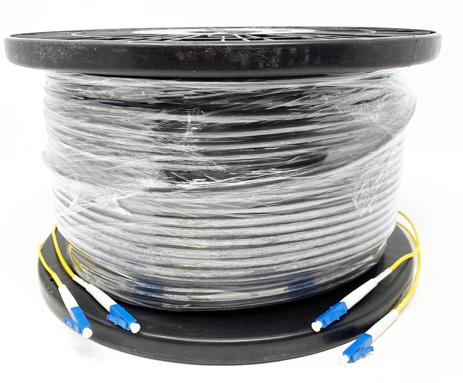 RiteAV - Direct Burial/Outdoor LC-LC 2-Strand Fiber Optic Cable - Singlemode (9/125) - 200M (656ft)