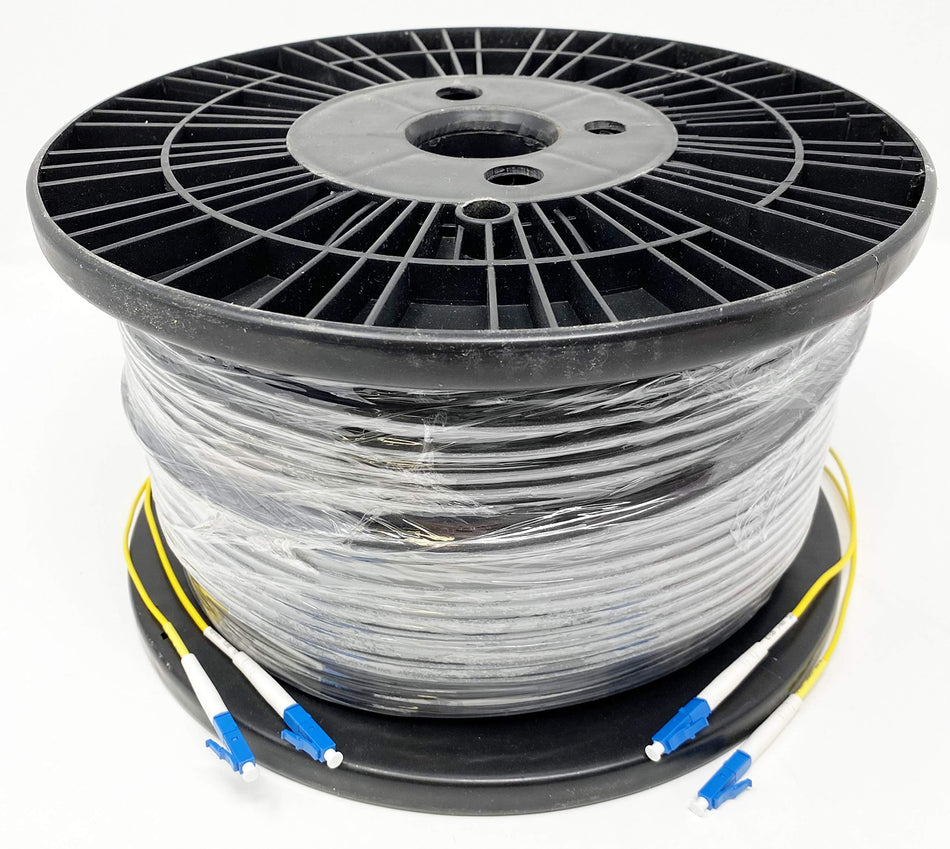 RiteAV - Direct Burial/Outdoor LC-LC 2-Strand Fiber Optic Cable - Singlemode (9/125) - 300M (984ft)