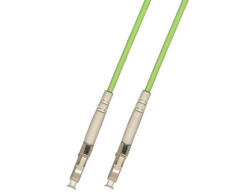1M 100Gb OM5 Multimode Simplex Fiber Optic Cable (50/125) - LC to LC - Lime Green