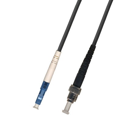 200M (656ft) LC-ST Outdoor Armored Fiber Optic Cable Simplex Singlemode 9/125 Jumper 200 Meter Patch Cord