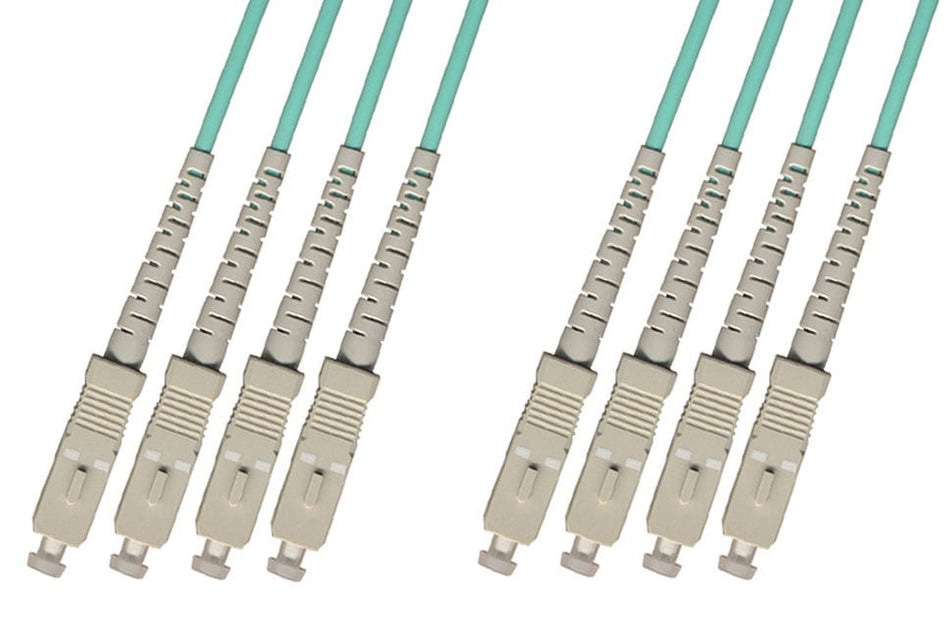 RiteAV - Direct Burial/Outdoor SC-SC 4-Strand Fiber Optic Cable - 10Gb Multimode (50/125) - 300M